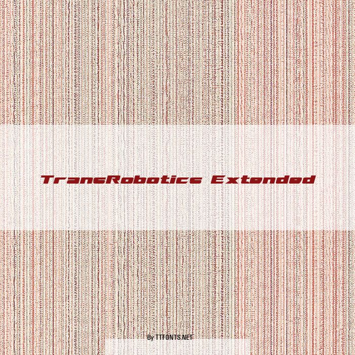 TransRobotics Extended example